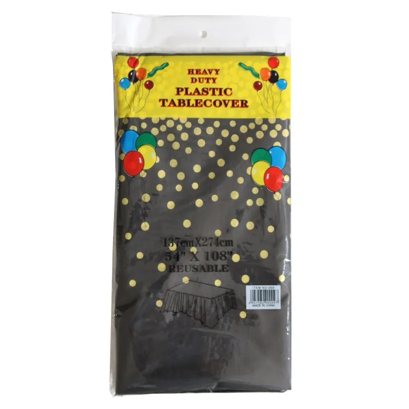 Черная Золотая фольга бумажные тарелки и стаканы Gold с днем рождения одноразовая