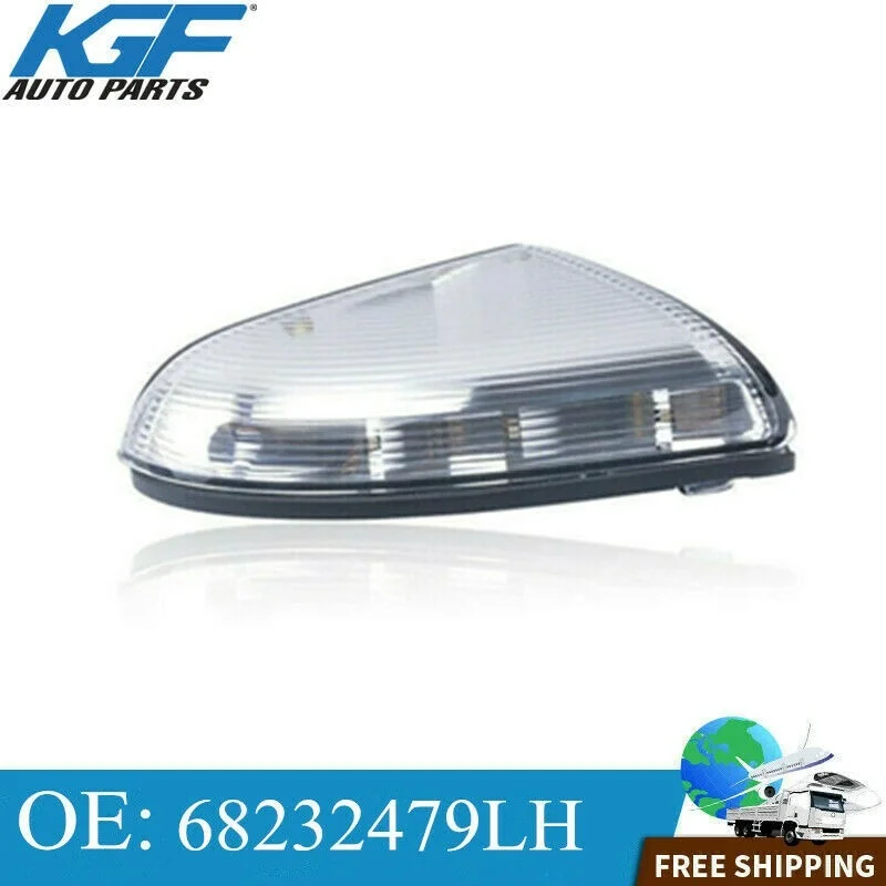 

NEW high quality Front Driver Side Mirror Puddle Light Signal Lamp for Dodge Ram 1500 68232479AA car accessories