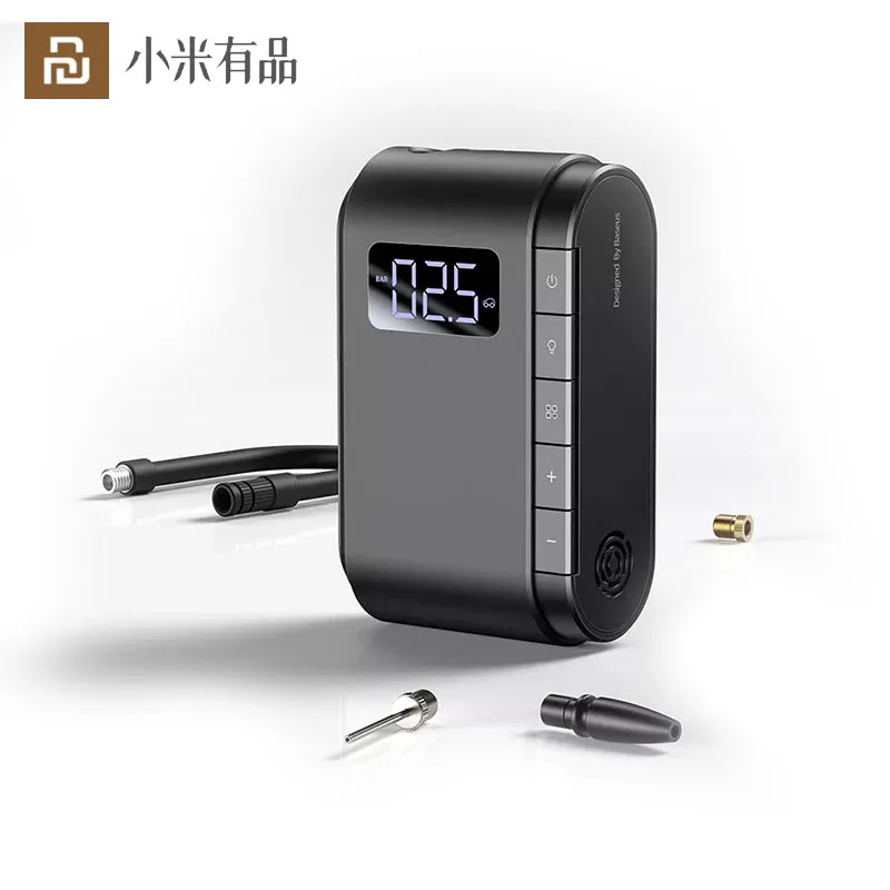 

YouPin Mini Car Tyres Inflation Air Pump Electric Portable USB Wireless Inflatable Meet A Variety Of Qi Needs Dual Mode Smart