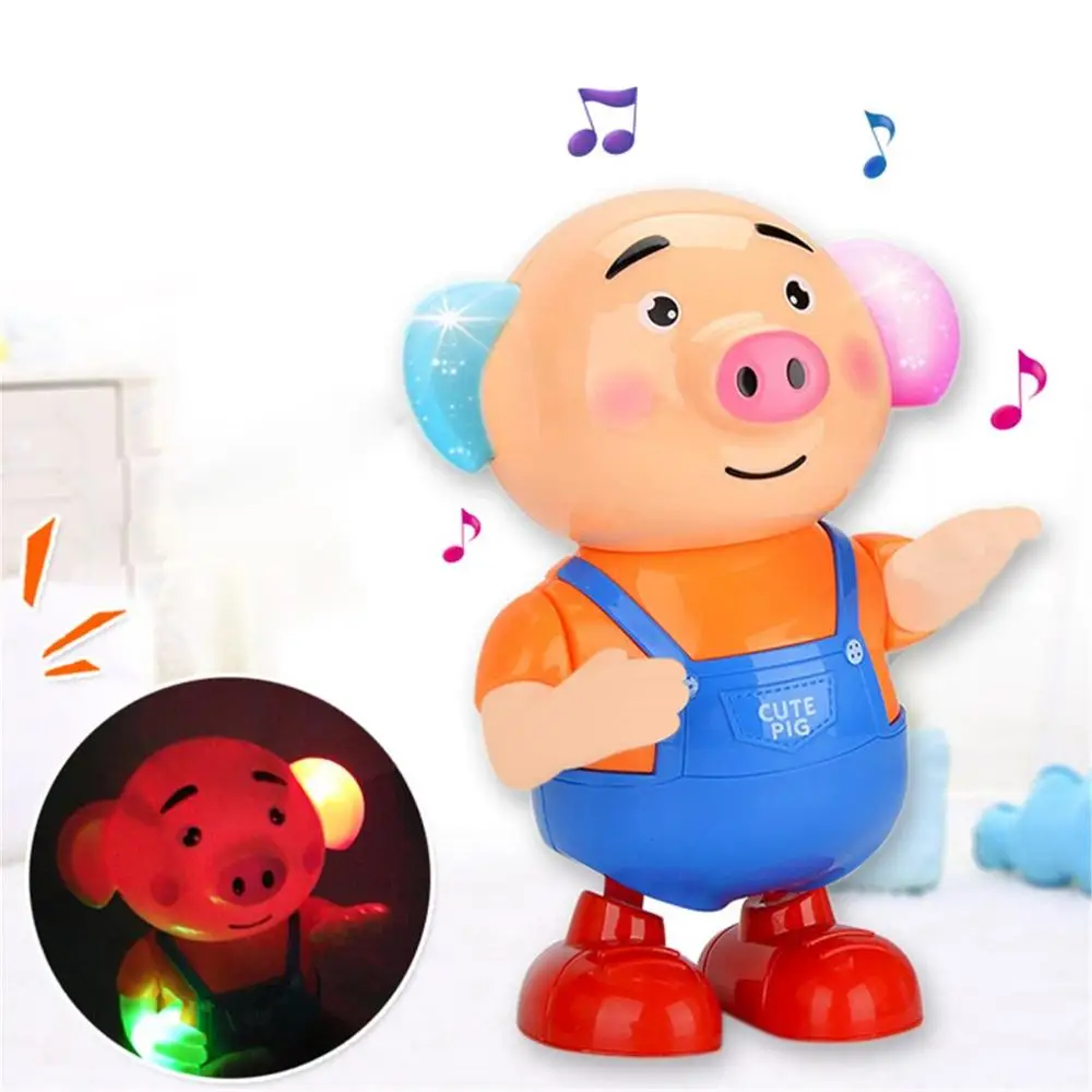 Танцующая свинка морские водоросли качающаяся маленькая милая поет