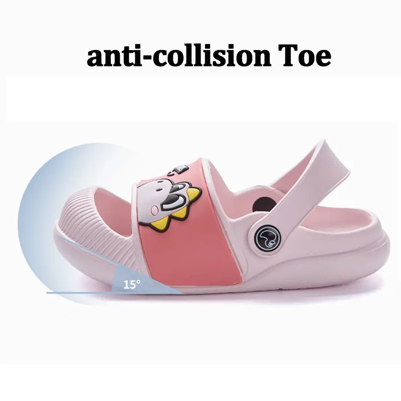 Jackshibo милые детские садовые туфли сандалии-шлепанцы с мультяшным рисунком