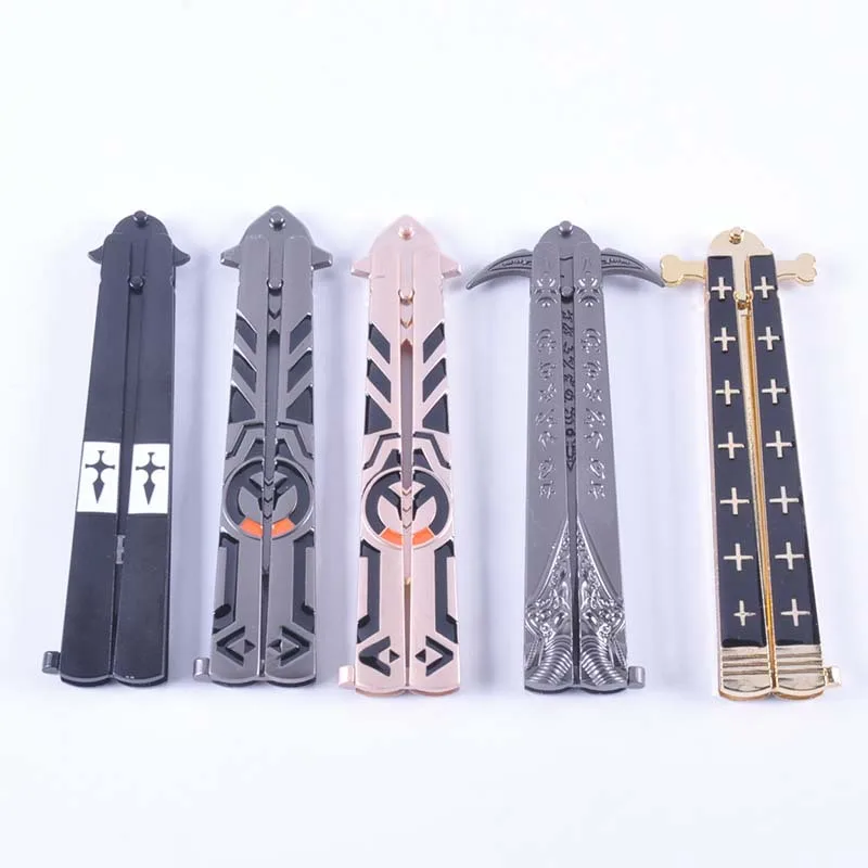 Заклепки Анти осень бабочка нож бросок анимация периферийная игрушка модель