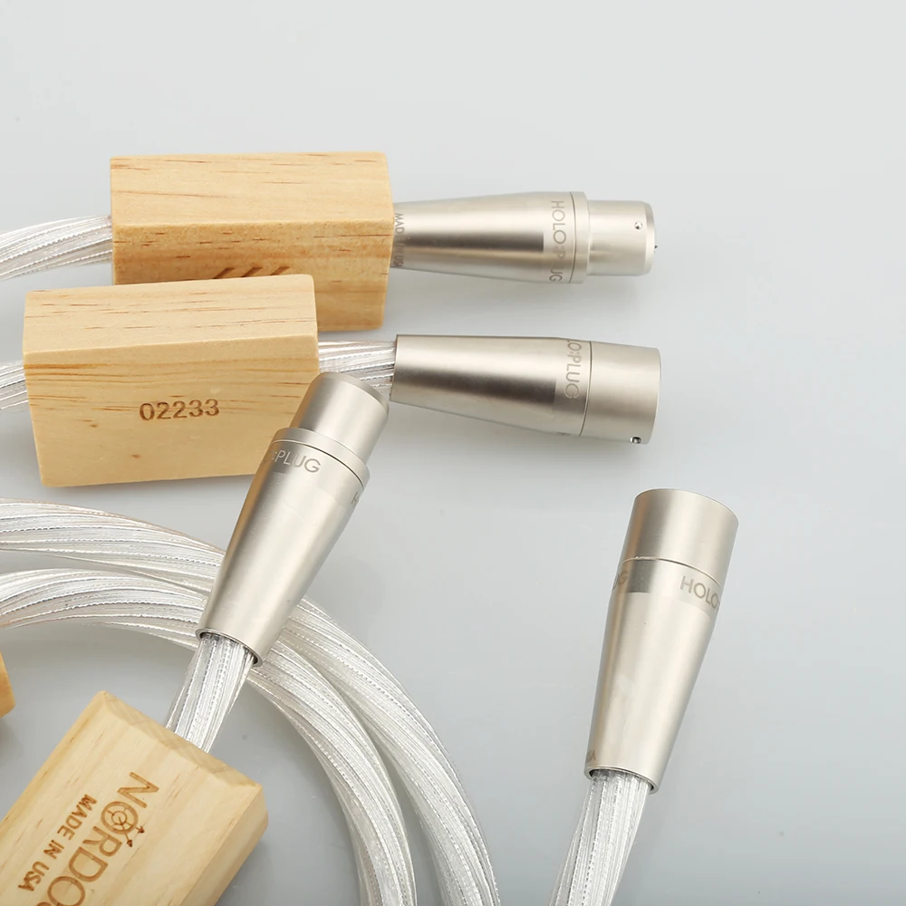 1 пара Hi Fi серебристый вспомогательный соединительный XLR кабель для усилителя CD