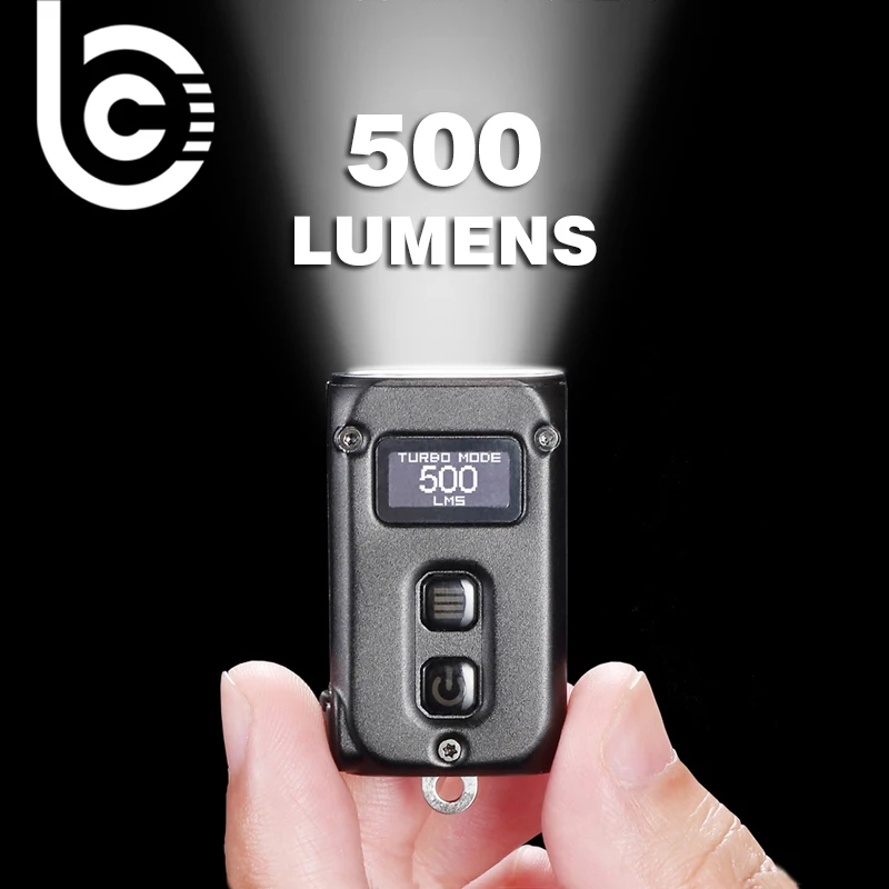Nitecore TINI2 Flash светильник 500 люмен OLED умный ъядерный ключ свет APC технология сна
