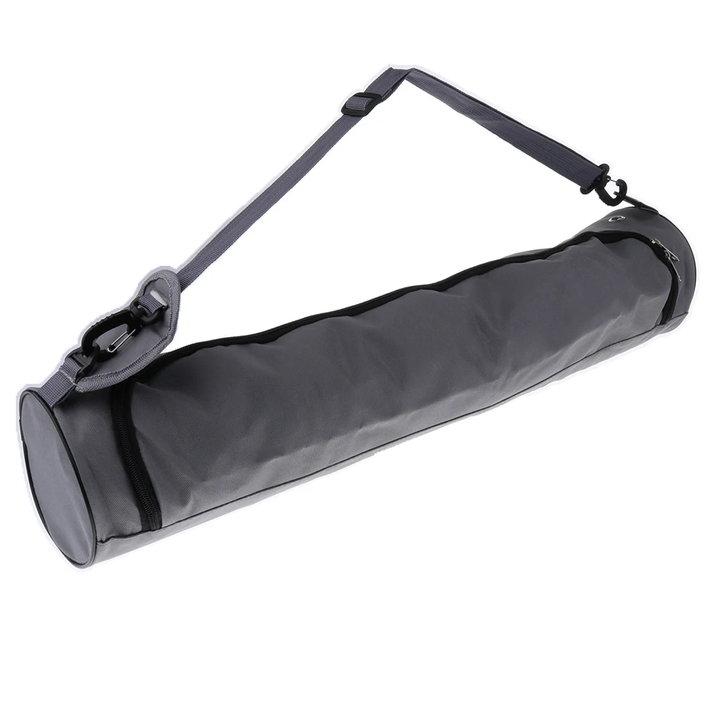 Gray 66cm Сумка для Йога-коврика Фитнес Спортивные холщовые водонепроницаемые Оксфорд матерчатый Коврик для йоги сумка для йоги с ремешком фитнес и бодибилдинг доступ - Цвет: Gray 66cm