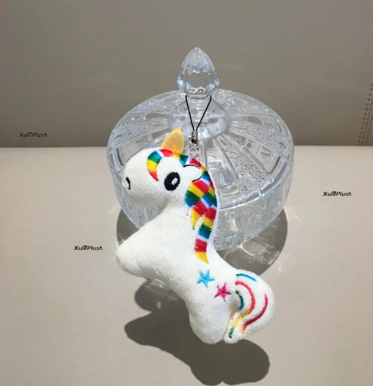 color 7cm Разноцветные, размеры 4-11 см, милая лошадь и т. Д., плюшевая игрушка в виде животного; брелок в виде животного, лошади, плюшевые игрушки, кукла - Цвет: color 7cm