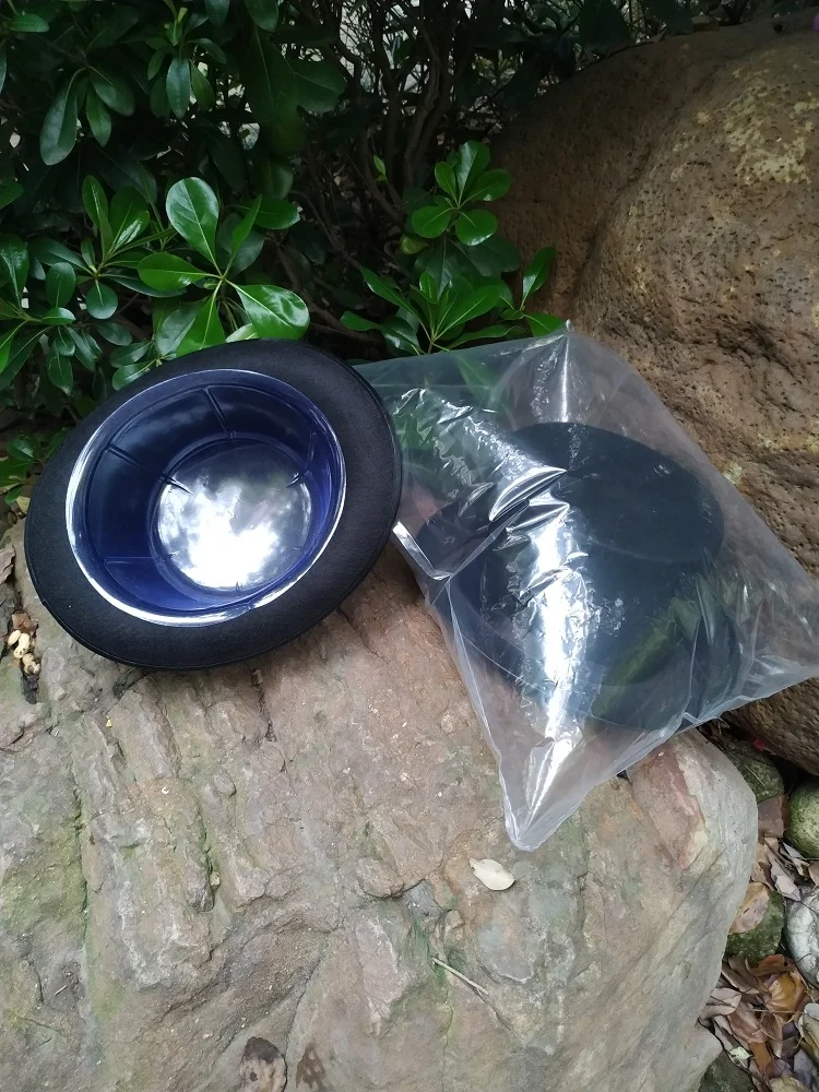 Шляпа Федора для представлений мужчин и женщин Черная |