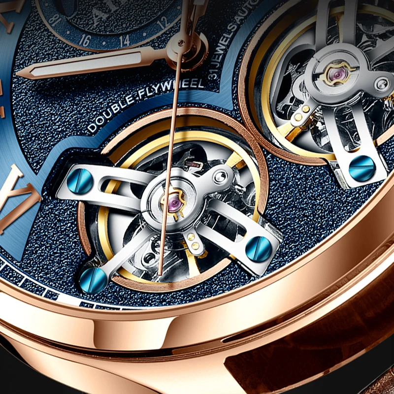 AILANG дизайн швейцарские часы мужские механические watch men водонепроницаемые clock mechanism командирские часы мужские спортивные tourbillon часовой механизм стимпанк часы последняя мода