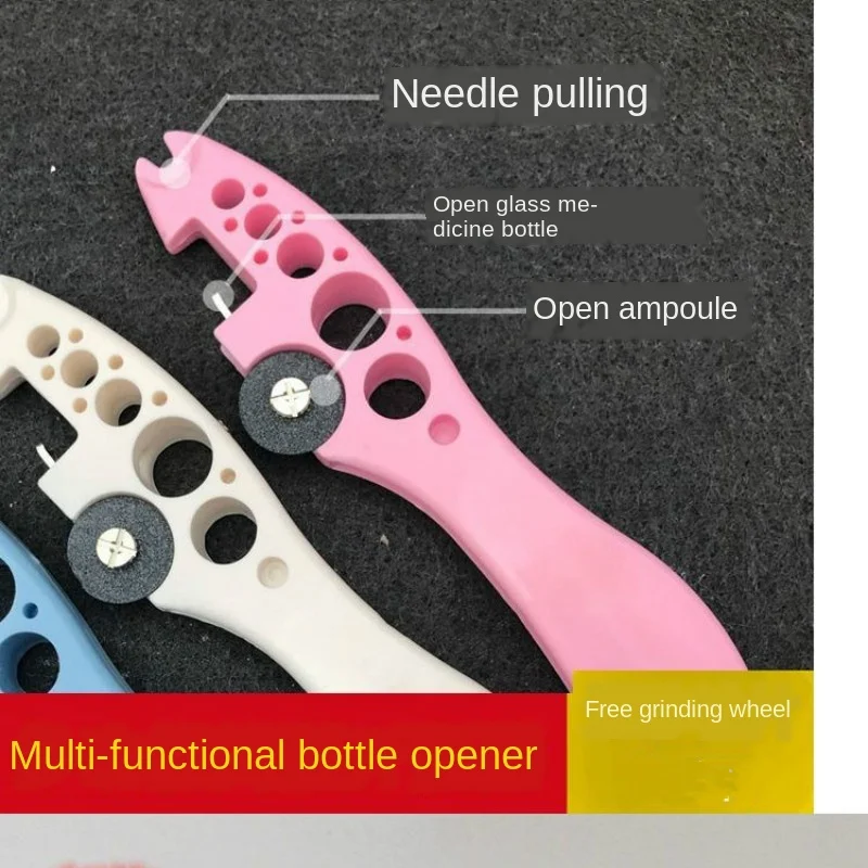 Grinding Wheel an Pou Ping Bottle Opener Small Simplicity Tool Medical Use Injection Ampoule Plastic Nurses' Assistant | Дом и сад