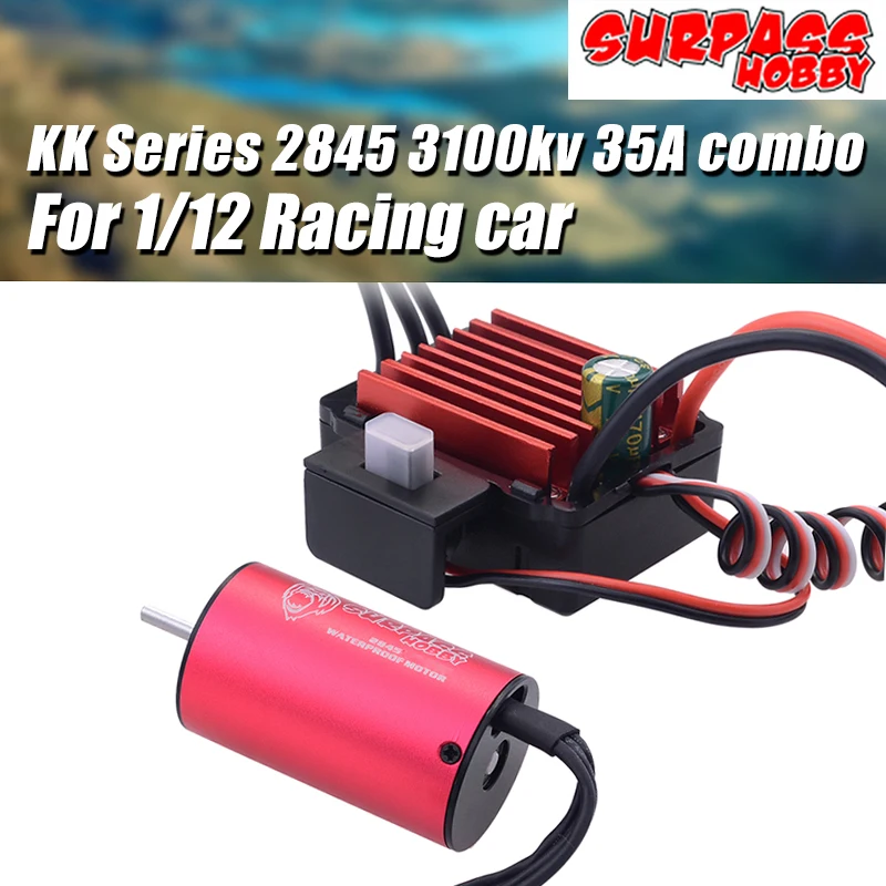 SURPASS HOBBY водонепроницаемый 2845 3100KV бесщеточный контроллер скорости двигателя 35A ESC