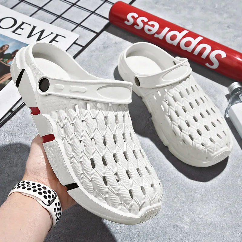 

Уличные пляжные сандалии для мужчин и женщин, летняя дышащая пляжная обувь, мягкие и удобные уличные сандалии для пар