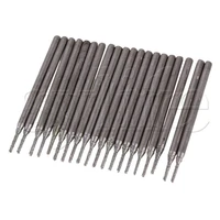 20pcs lapidary diamond coated hole drill solid bits needle gems glass tile 1mm