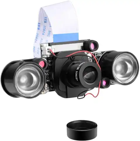 Камера Raspberry pi дневного и ночного видения, ИК-видеокамера 1080p HD веб-камера 5MP OV5647 сенсор для Raspberry Pi RPi 4 3 B +