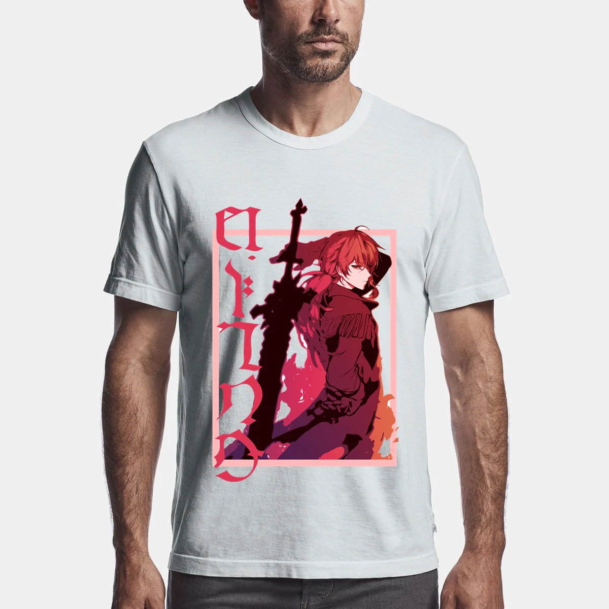 

genshin impact 2021 New Summer Weekend T Shirt O-Neck anime Print Harajuku Oversized Fashion Hip Hop Men Tops