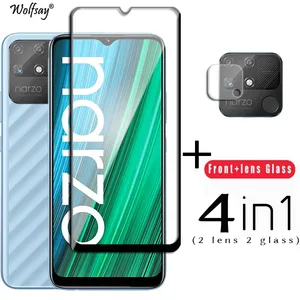Tempered Glass For Realme Narzo 50A Glass For Narzo 50A 50i 30A 30 Pro
Full Cover Screen Protector For Narzo 50A Lens Film
