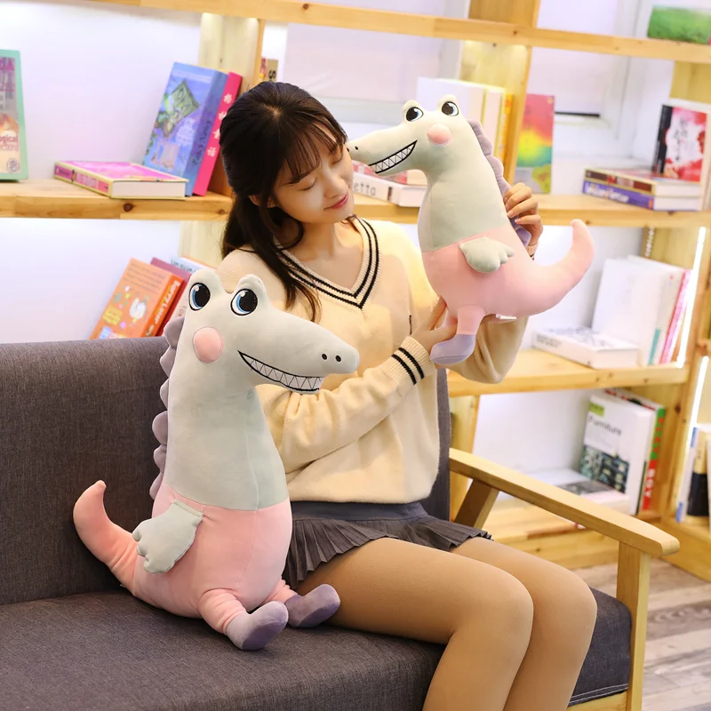 

40-80cm Super Soft Lovely Dinosaur Plush Doll Cartoon Stuffed Animal Dino Toy for Kids Baby Hug Doll Sleep Pillow Home Decor