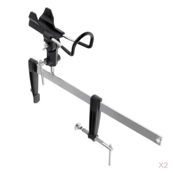 

2pcs Fishing Boat Rods Holder Support Pole Bracket Ground Support Stand L