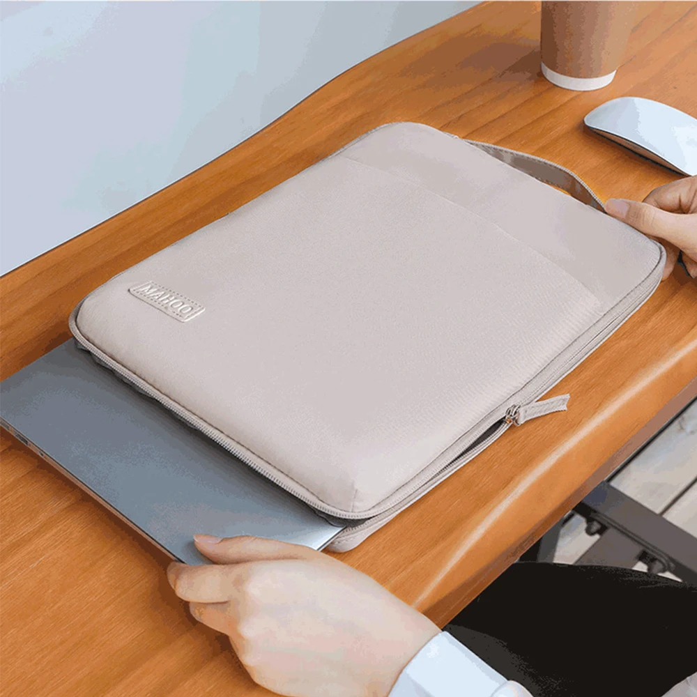 

Laptop Sleeve Bag 12/13.3/14.1/15.6/16 inch Notebook Handbag Macbook Air Pro Case Cover Waterproof Side Carry Laptop Line Sleeve