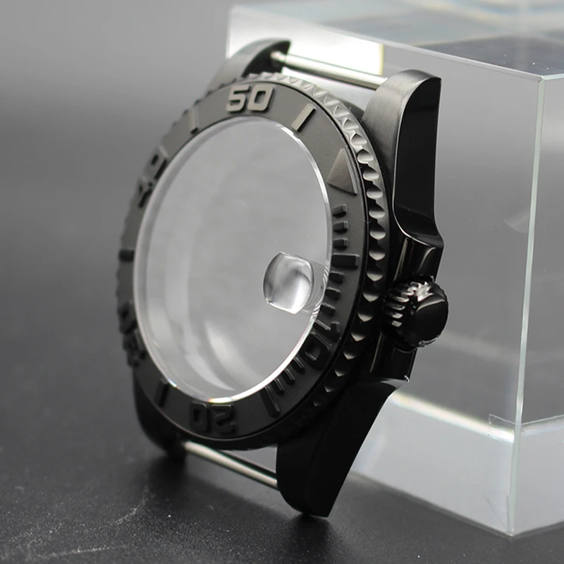 40mm Case Men's Watch Stainless Steel Sapphire Glass Submariner Fit seiko nh35 nh36 eta 2824 miyota 8215 Movement 28.5mm dial