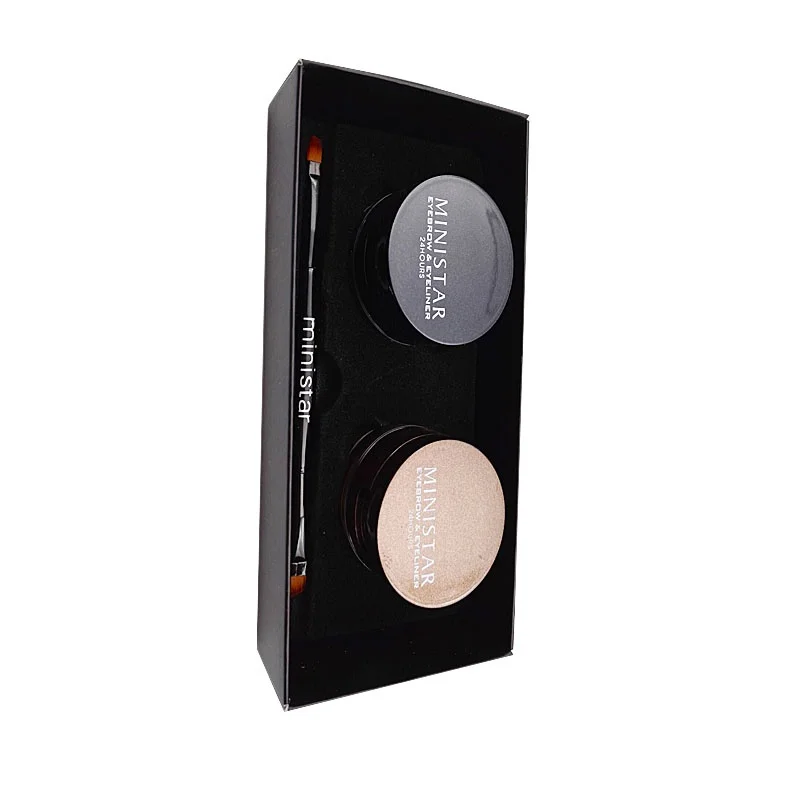 Двухцветные тени для век Крем увеличения глаз твердый макияж Maquiagem Paleta De Sombra