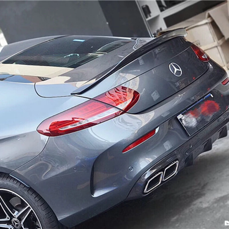 C63 купе углеродное волокно для Mercedes-Benz новый C-class W205 2016-17 PSM стиль заднего крыла
