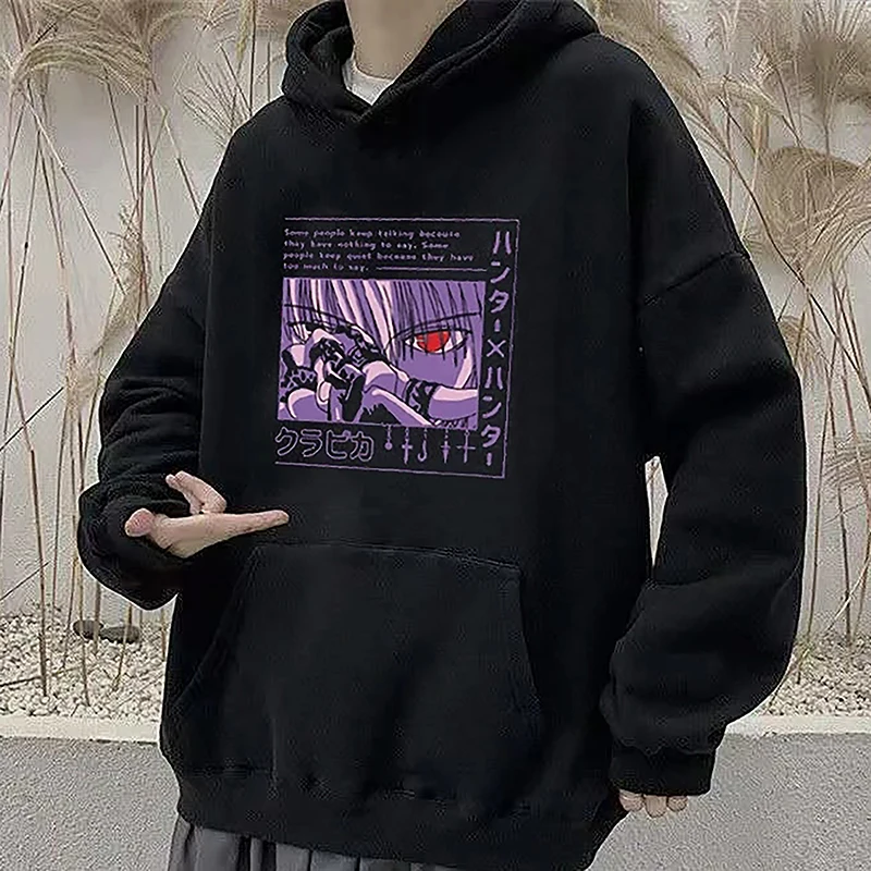 Толстовка Y2K Hunter X с капюшоном 2021 для мужчин и женщин толстовка коротким рукавом