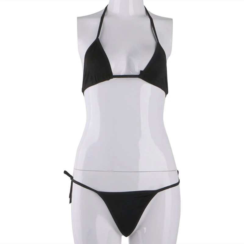 Сексуальные женские микро стринги бразильский Мини Топ бюстгальтер бикини