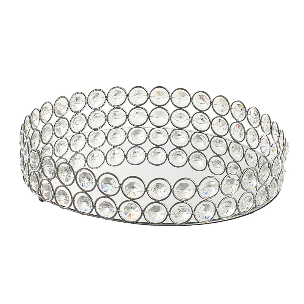 Хрустальный поднос Косметический Макияж Ювелирные изделия безделушка