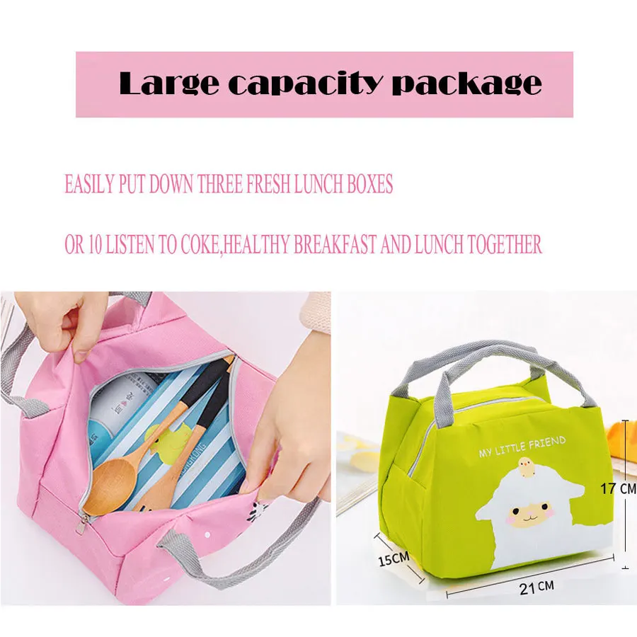 US STOCK Thermal Cooler Waterproof Insulated Lunch Portable Carry Tote Picnic Storage Bag