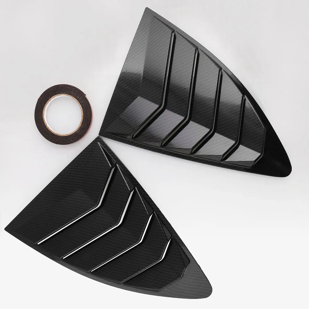 2 шт./набор автомобильные накладки на окна из углеродного волокна|Обвесы| |