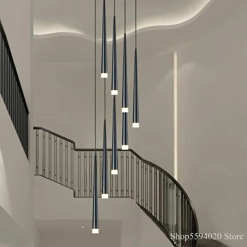 Современная светодиодная люстра длинные подвесные светильники для кухни