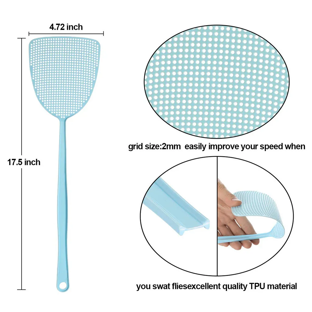 4 шт разные цвета мухобойка милые с рисунком рук Пластик легкий бытовой Хлопушки