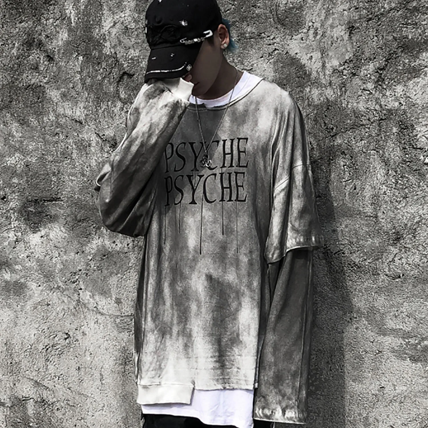 Свитшот мужской в стиле хип хоп с надписью умирание Повседневный хлопковый