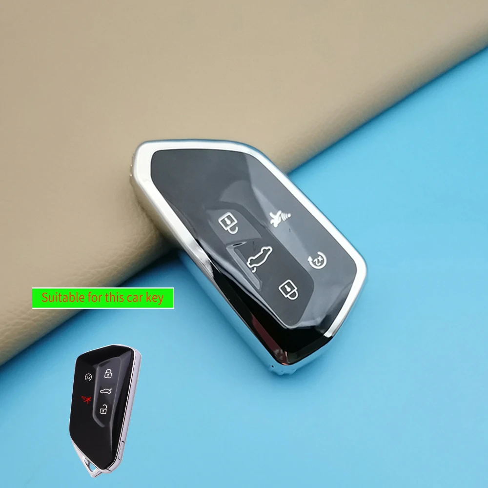 

2021 TPU Key Cover Shell For Skoda A8 Octavia MK8 For VW Golf 8 For Seat Cupra Formentor Leon 2021 2020 Case Key Holder Remote