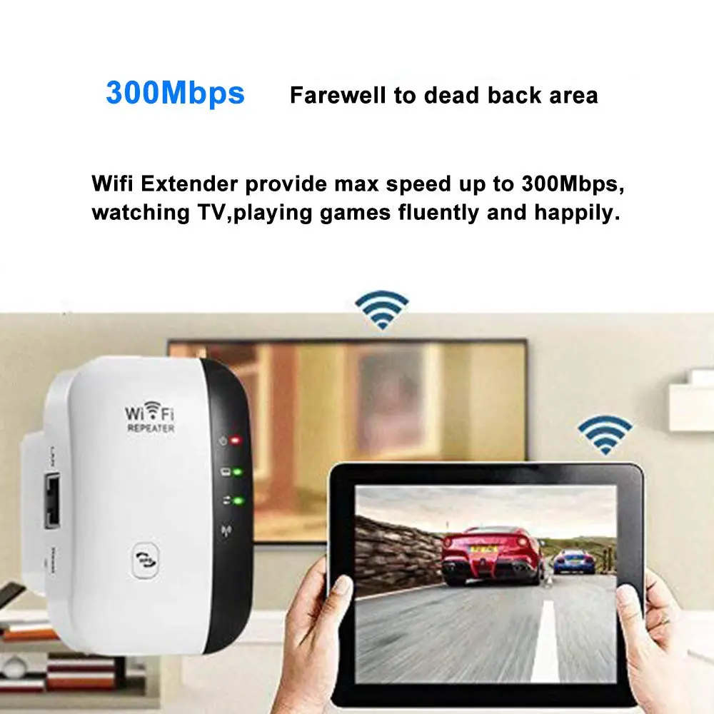 Беспроводной Wi Fi ретранслятор усилитель сигнала 802.11N/B/G расширитель диапазона 300
