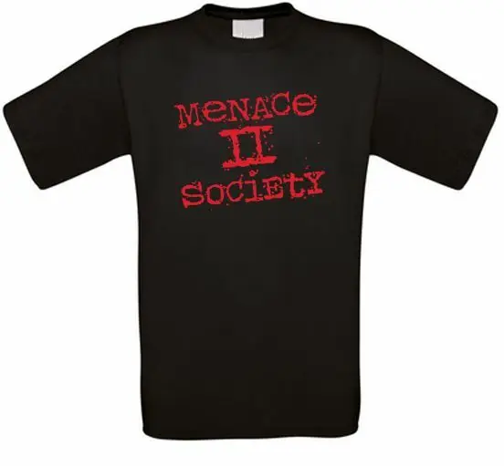 Menace 2 Society II Gangsta Cult Movie футболка всех размеров Новинка |