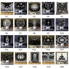 T84E большой гобелен Белый Черный Солнце Луна череп гобелены Настенный Коврик ковры