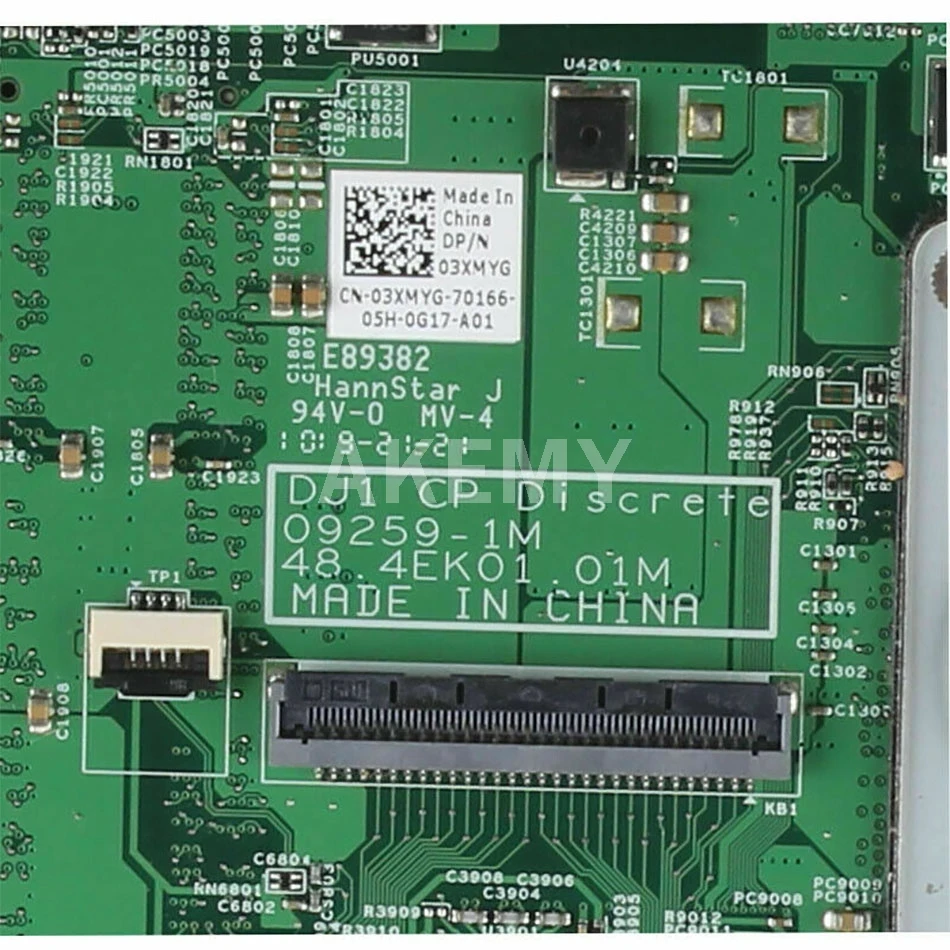 

N4030 motherboard For DELL N4030-192 N4030 laptop motherboard 0H38DX PGA989 HM57 DDR3 HD 530v