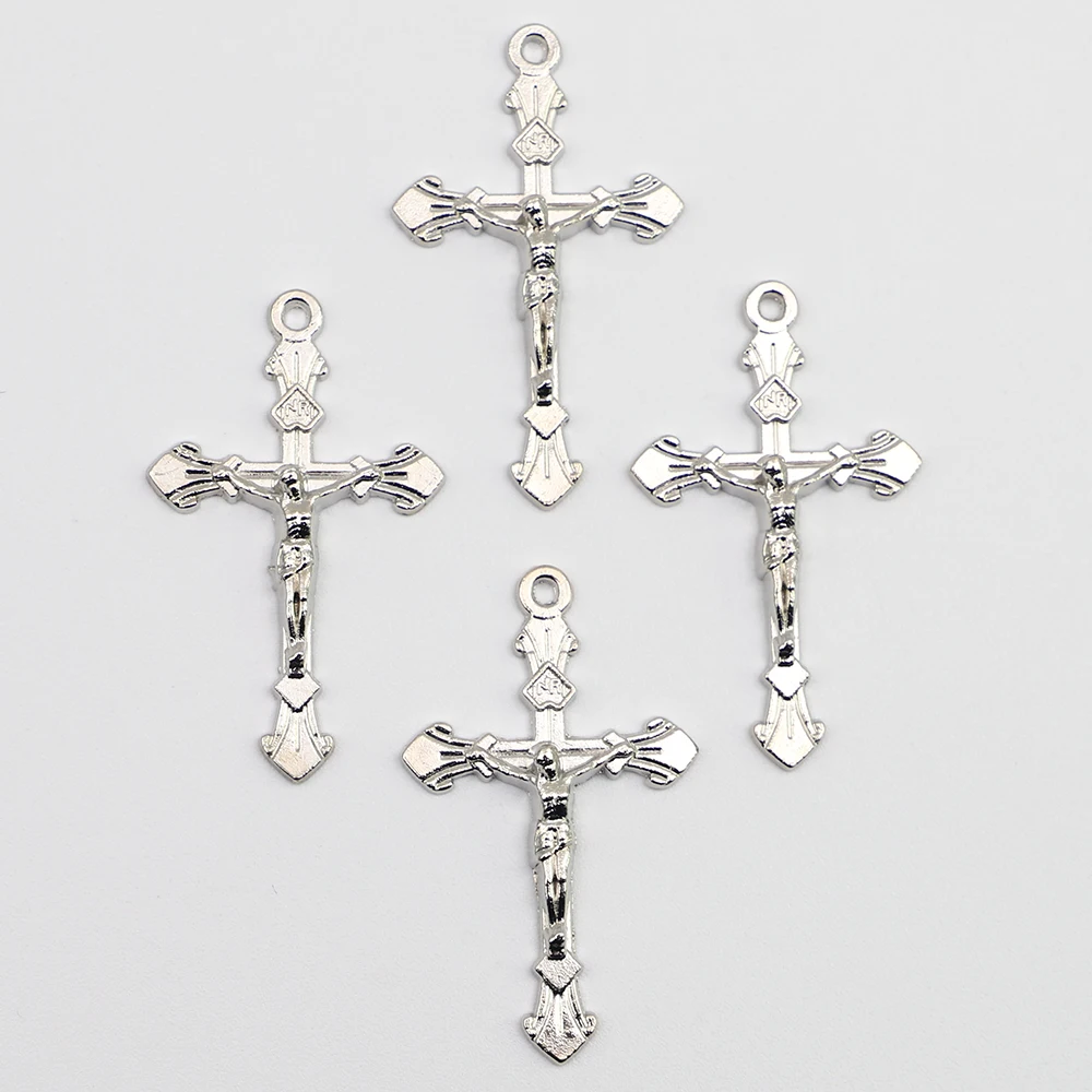 100 шт старинных католических крестообразных подвесок|crucifix cross pendant|crucifix crossrosary