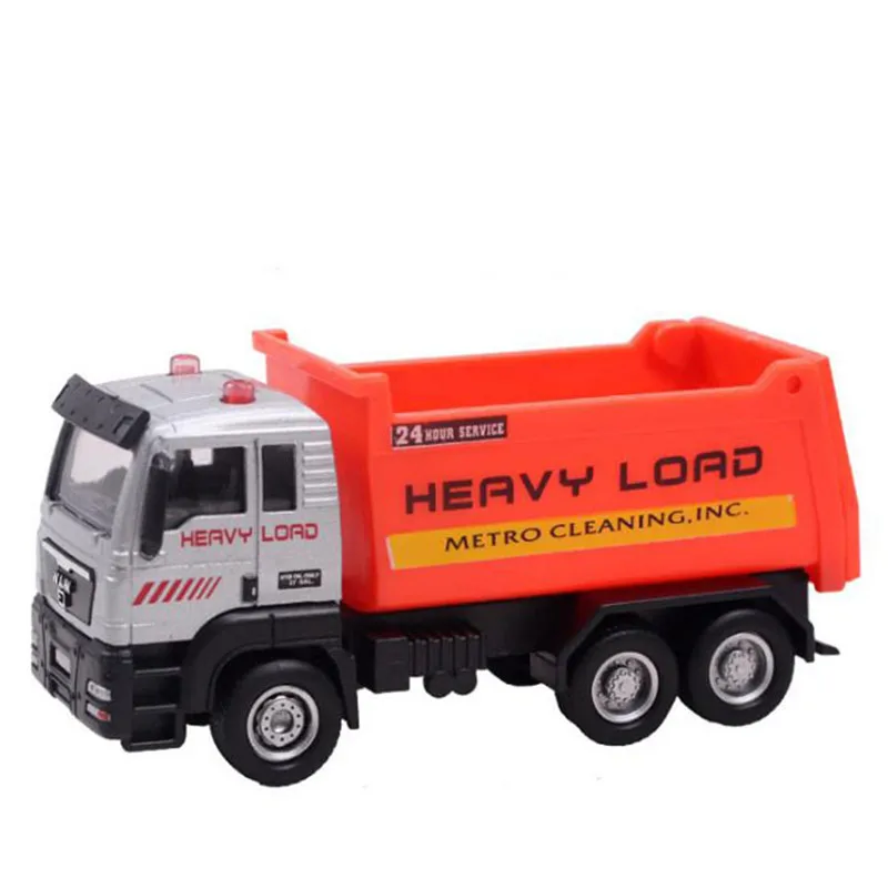 

20211PC 1:55 Sliding Alloy Car Truck Model Kids Calssic Vehicle Toys Children Toy Fire Engine For Baby Chirstmas Birthday Gift