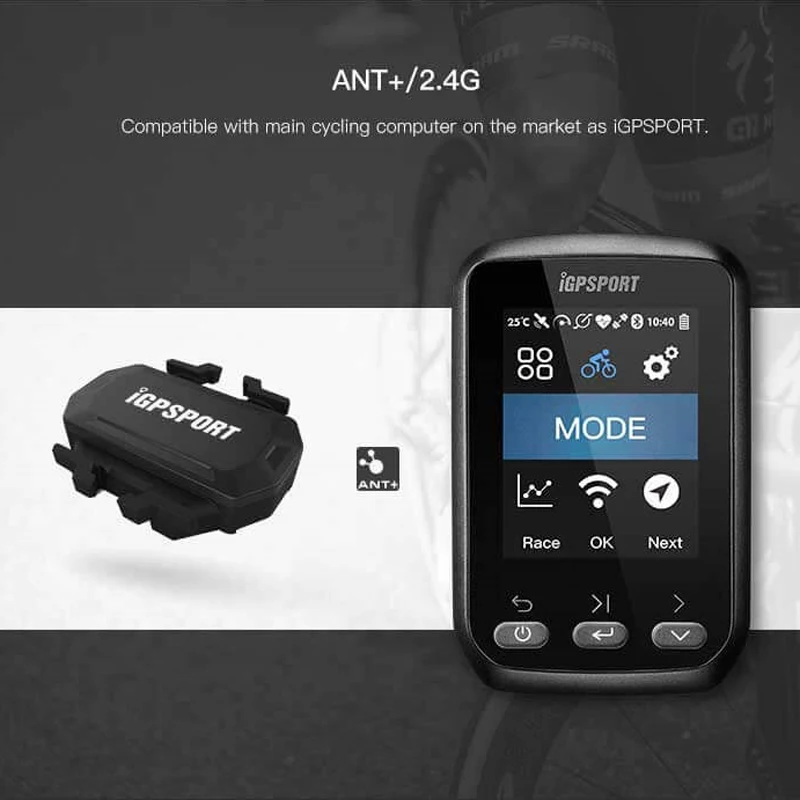 IGPSPORT Bicycle Computer Strava Ant+ SPD61 C61 Sensor HR40 HR60 Arm Heart Rate S60 S80 Holder Wireless Bike GPS Speedometer | Спорт и