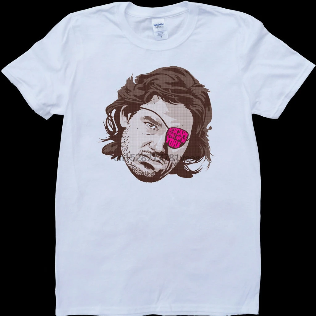 Kurt Russell побег из Нью Йорка белый индивидуальный заказ футболка мужская 3D размера