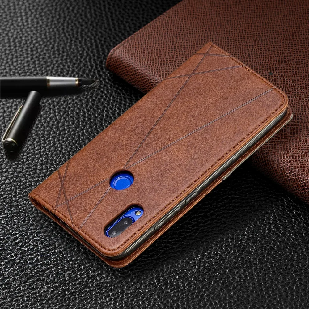 Винтажный кожаный чехол-бумажник для xiaomi Redmi Note 7 7A, чехол-держатель для карт, магнитный чехол-книжка с подставкой для xiaomi Redmi 7