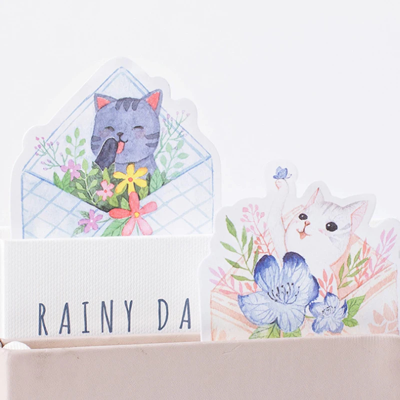 1 упак./лот милый кот ваше письмо серии Блокнот недельный план бумаги для заметок