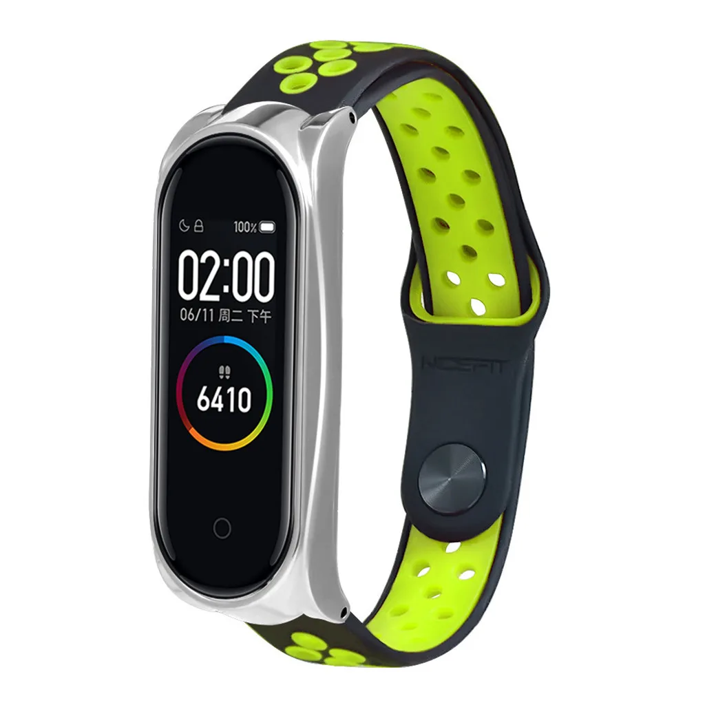 Beautyss Bracelet for Xiaomi Mi Band 4 Sport Strap watch Silicone For xiaomi mi band bracelet Miband | Электроника