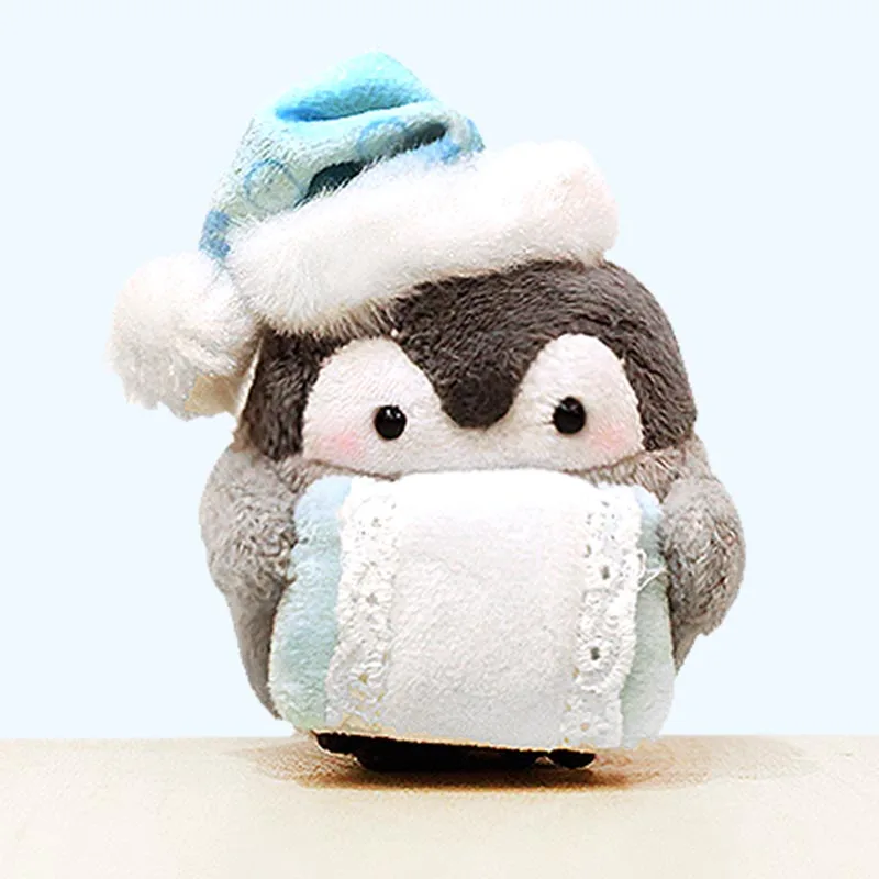 Милый плюшевый брелок в виде пингвина Вибрирующая мягкая игрушка масштабируемый
