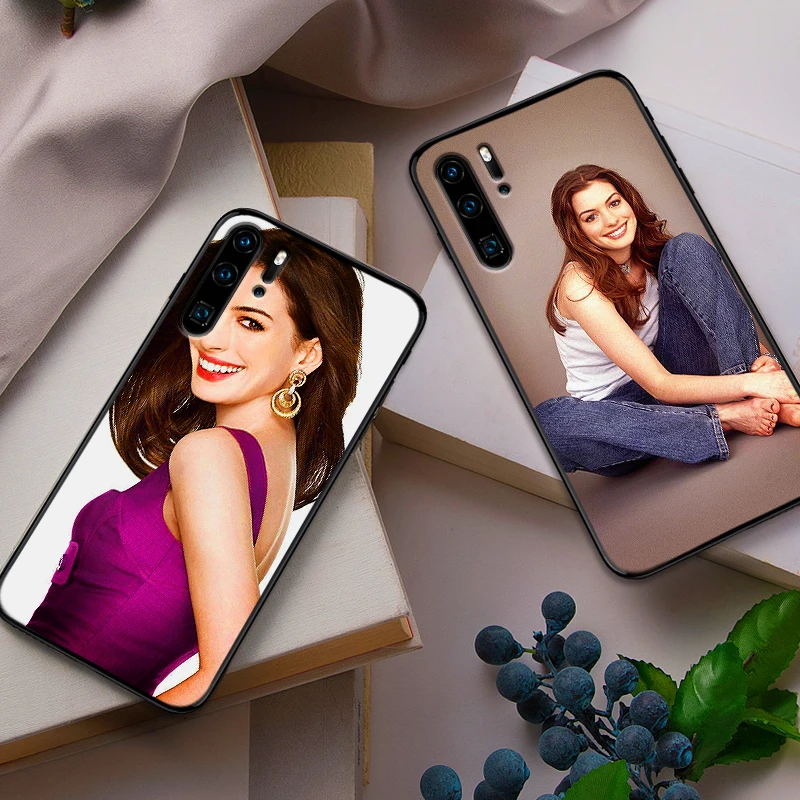 Энн Хэтэуэй Мягкий силиконовый чехол Чехол для мобильного телефона huawei P30 Lite Pro P