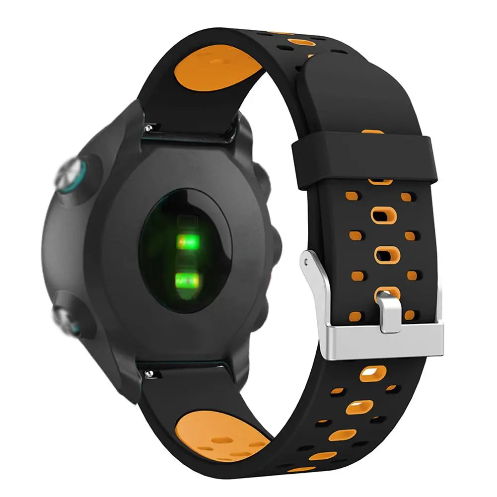 20 мм силиконовые умные часы ремешок замена ремешок для Garmin Forerunner 245 умные наручные часы ремешок аксессуары