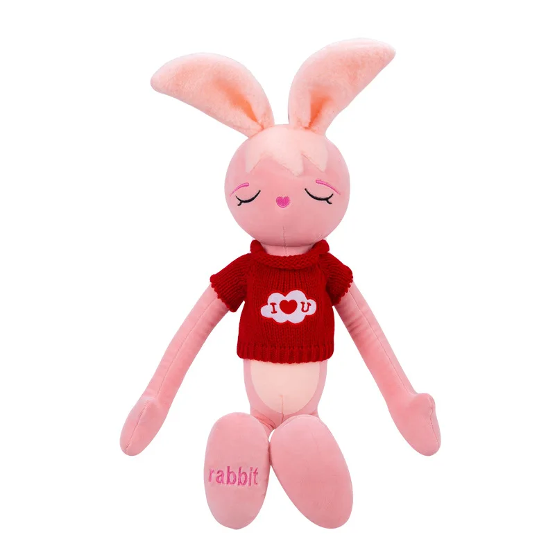 60-сантиметровые прекрасные розовый кролик кукла мягкие плюшевые игрушки