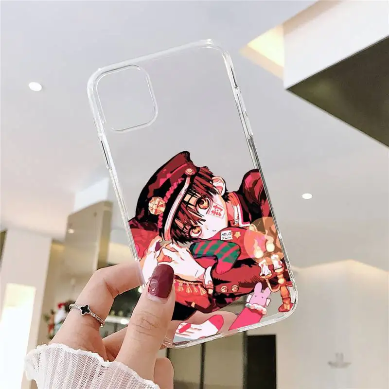 

Jibaku Shounen Hanako kun anime Phone Case Transparent for iPhone 11 12 mini pro XS MAX 8 7 6 6S Plus X 5S SE 2020 XR